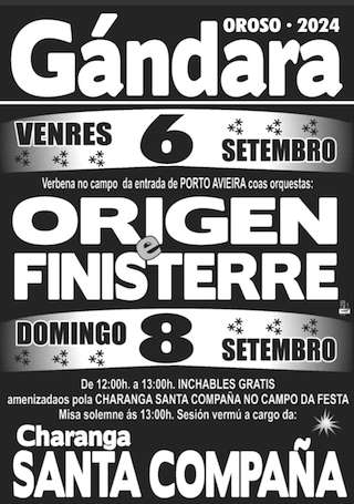 Santa Bárbara de Gándara en Oroso