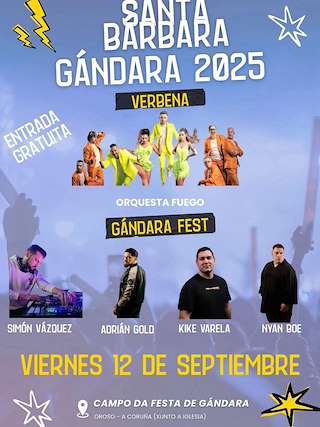 Santa Bárbara de Gándara (2026) en Oroso
