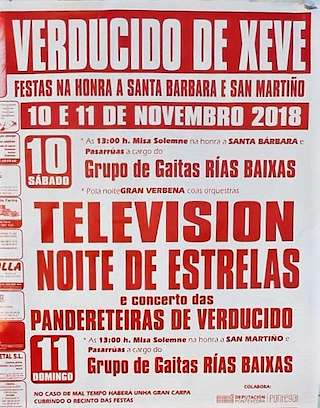 Santa Bárbara e San Martíño de Verducido en Pontevedra