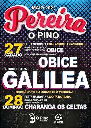 Santa Bárbara, San Antonio y San Roque de Pereira en O Pino