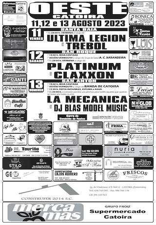 Santa Baia, San Roque e San Antón de Oeste en Catoira