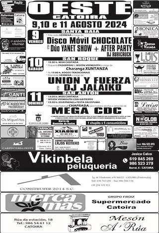 Santa Baia, San Roque e San Antón de Oeste en Catoira