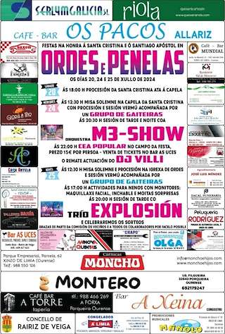 Santa Cristina e Santiago Apóstol de Ordes e Penelas en Rairiz de Veiga