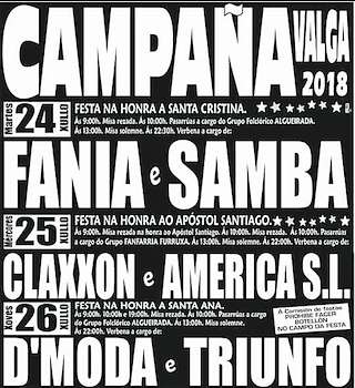 Santa Cristina, Santiago Apóstol y Santa Ana de Campaña en Valga