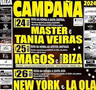 Santa Cristina, Santiago Apóstol y Santa Ana de Campaña en Valga