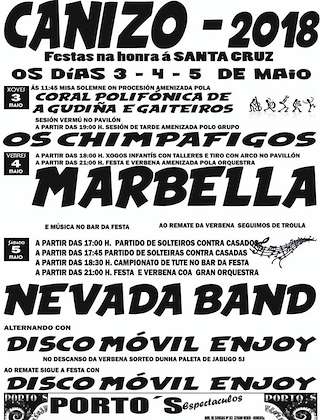 Santa Cruz de O Canizo en A Gudiña