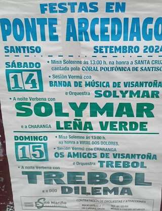 Santa Cruz e Virxe dos Dolores de Ponte Arcediago en Santiso