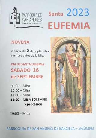 Santa Eufemia de Sigüeiro (2026) en Oroso