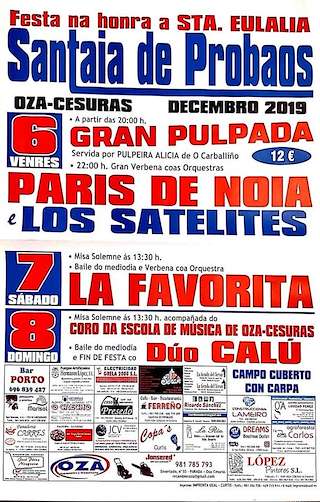 Santa Eulalia de Probaos en Oza Cesuras