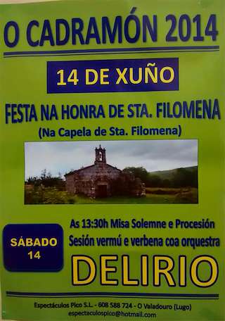 Santa Filomena de O Cadramón en O Valadouro