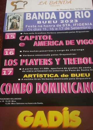 Santa Ifixenia de Banda do Río en Bueu