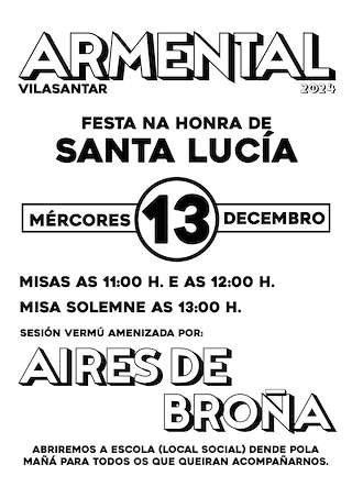 Santa Lucía de Armental  en Vilasantar