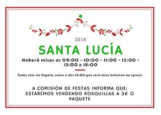 Santa Lucía de Queiruga  en O Porto do Son