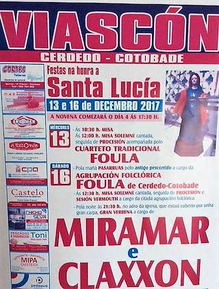 Santa Bárbara e Santa Lucía de Viascón (2025) en Cerdedo-Cotobade