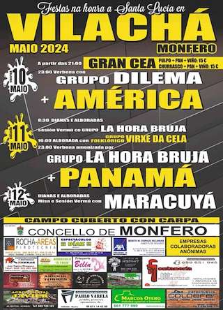 Santa Lucía de Vilachá  en Monfero