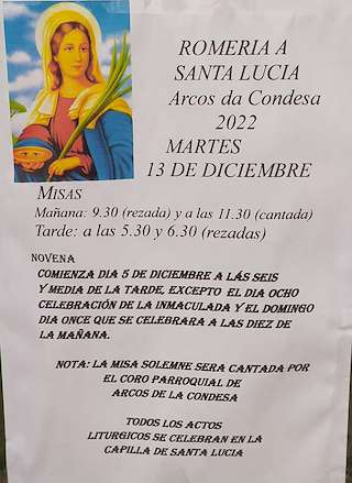 Santa Lucía de Arcos da Condesa (2025) en Caldas de Reis