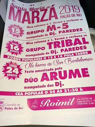 Santa María y San Bartolomeu de Marzá en Palas de Rei