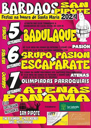 Santa María de Bardaos en San Sadurniño