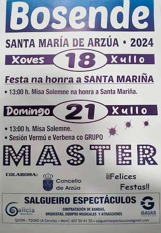 Santa María de Bosende en Arzúa