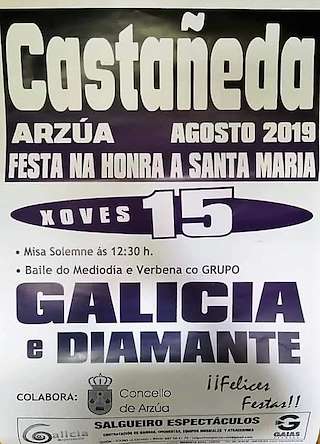 Santa María de Castañeda en Arzúa