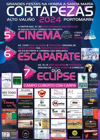 Santa María de Cortapezas en Portomarín