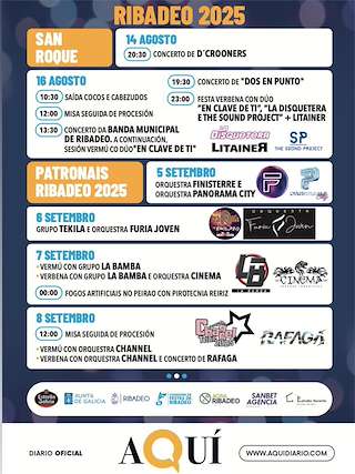Santa María do Campo - Fiestas Patronales (2026) en Ribadeo