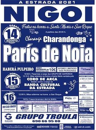 Santa María e San Roque de Nigoi en A Estrada