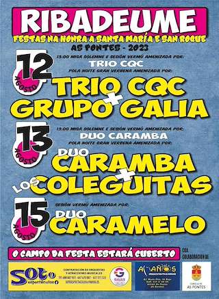 Santa María e San Roque de Ribadeume en As Pontes de García Rodríguez