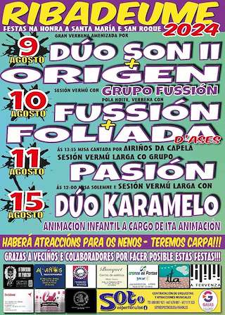 Santa María e San Roque de Ribadeume en As Pontes de García Rodríguez