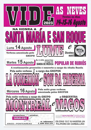 Santa María e San Roque de Vide en As Neves