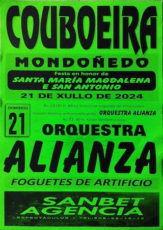 Santa María Magdalena y San Antonio de Couboeira en Mondoñedo