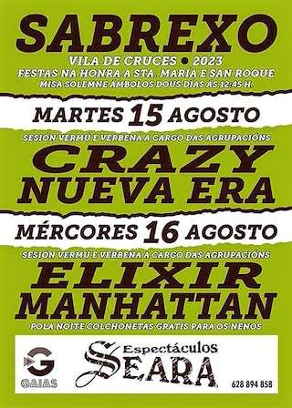 Santa María y San Roque de Sabrexo en Vila de Cruces