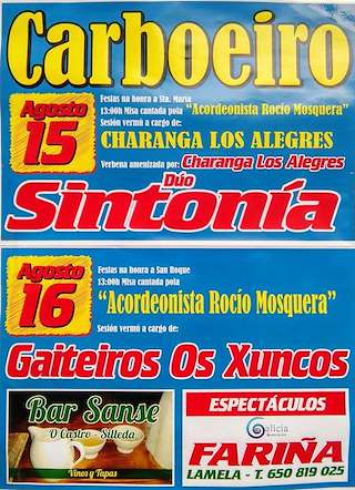 Santa María e San Roque de Carboeiro en Silleda