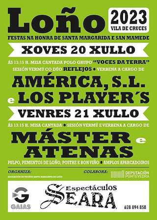 Santa Margarida e San Mamede de Loño en Vila de Cruces