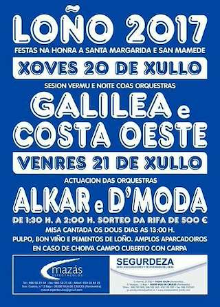 Santa Margarida e San Mamede de Loño en Vila de Cruces