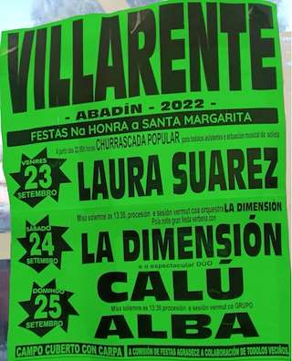 Santa Margarita de Villarente en Abadín