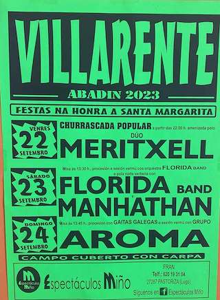 Santa Margarita de Villarente en Abadín