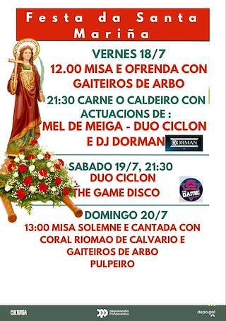 Santa Mariña de A Ribeira (2026) en Crecente