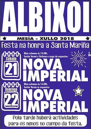 Santa Mariña de Albixoi en Mesía