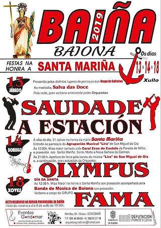 Santa Mariña de Baíña en Baiona