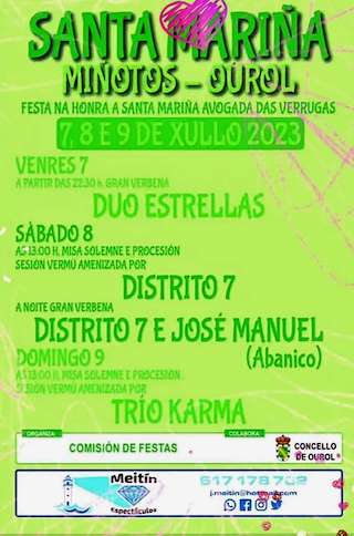 Santa Mariña de Miñotos en Ourol