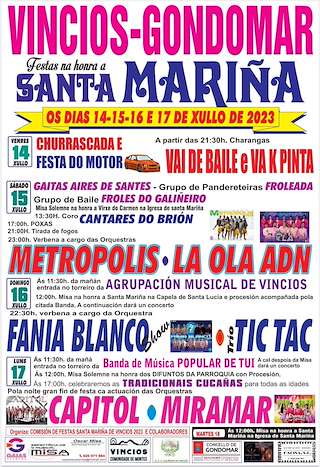 Santa Mariña de Vincios en Gondomar