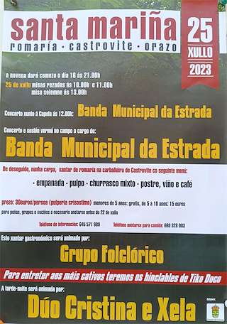 Santa Mariña de Orazo en A Estrada