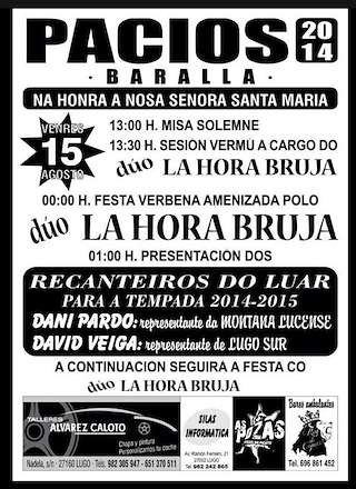 Santa María de Pacios (2026) en Baralla
