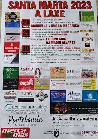 Santa Marta de A Laxe (2026) en Vilagarcía de Arousa