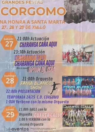 Santa Marta de Córgomo en Vilamartín de Valdeorras