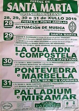 Santa Marta de Ponte Arnelas en Vilanova de Arousa