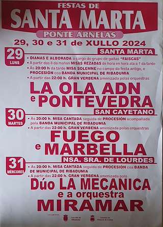 Santa Marta de Ponte Arnelas en Vilanova de Arousa