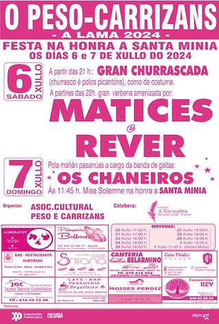 Santa Minia de O Peso-Carrizáns en A Lama