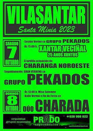 Santa Minia en Vilasantar